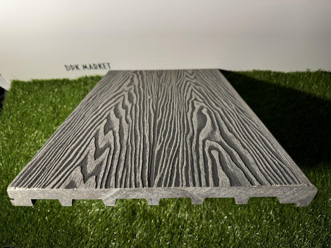 Ступень полнотелая 3D Step из дпк Серый Ступень полнотелая 3D Step из дпк Серый